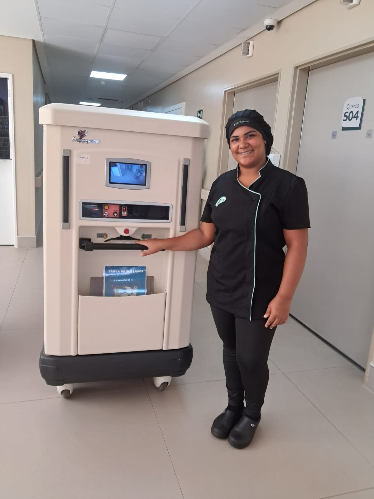 Equipamento Mediteq em operação